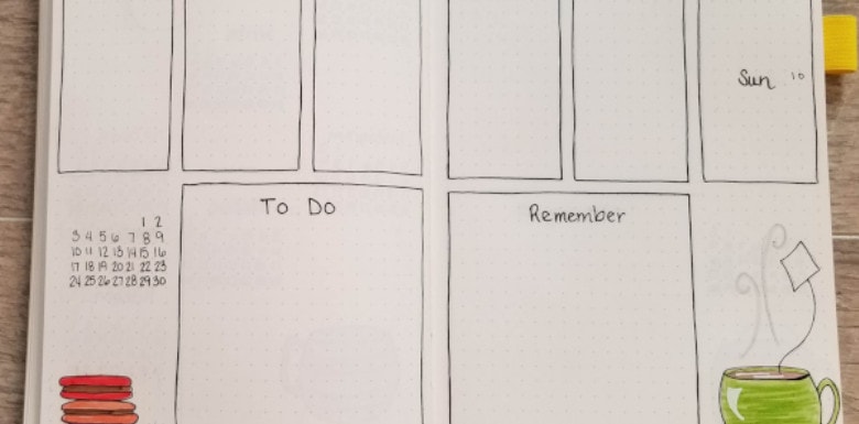 Scribbles That Matter - This bullet planner spread belongs to