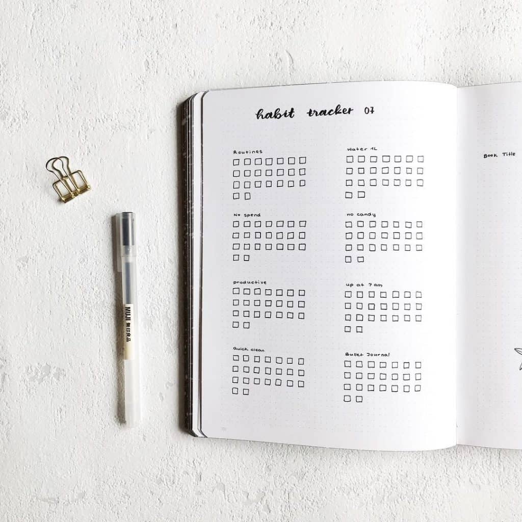 Minimalist Habit Tracker Ideas for Your Bullet Journal